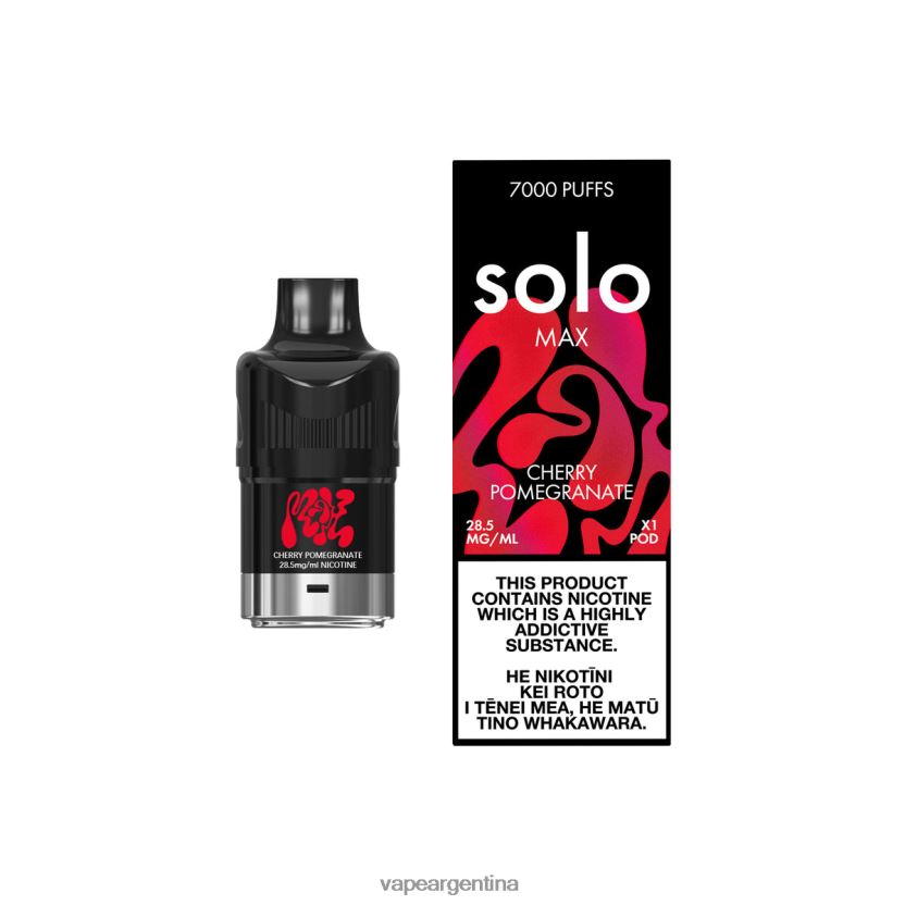 Solo MAX vaina granada cereza NPP20N83 - Vape Recargable