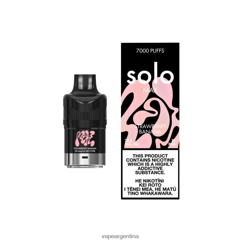 Solo MAX vaina plátano fresa NPP20N77 - Vape Descartable
