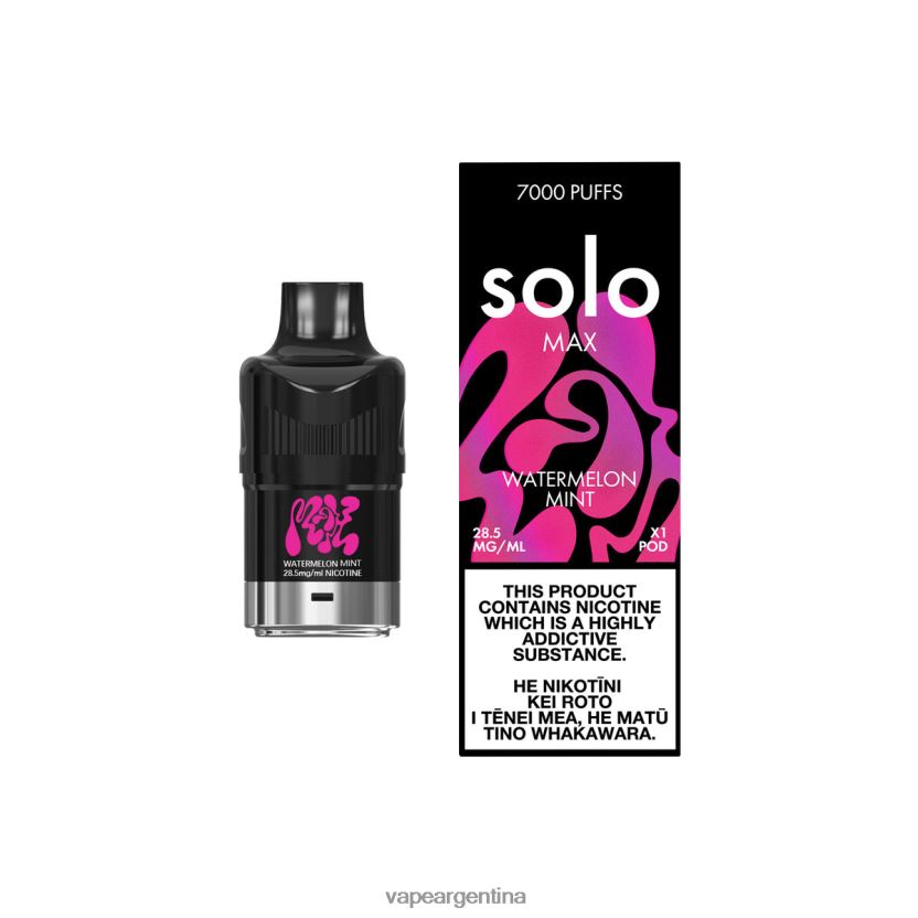 Solo MAX vaina sandia menta NPP20N86 - Vape Argentina