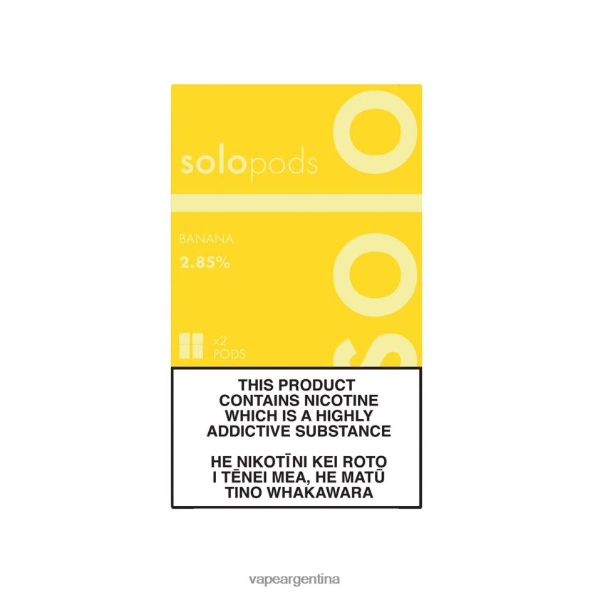 Solo paquete de 2 cápsulas de repuesto banana NPP20N64 - Vape Pen 34