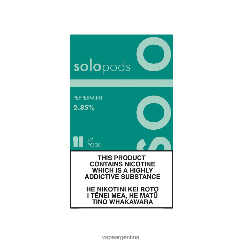 Solo paquete de 2 cápsulas de repuesto menta NPP20N63 - Vape Recargable