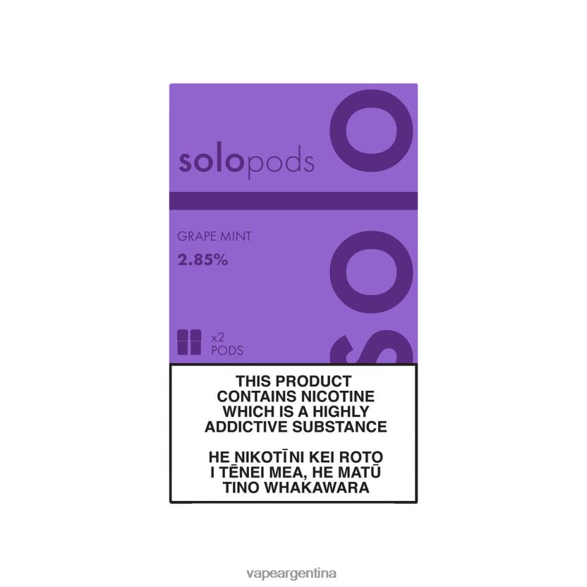 Solo paquete de 2 cápsulas de repuesto menta de uva NPP20N54 - Vape Pen 32