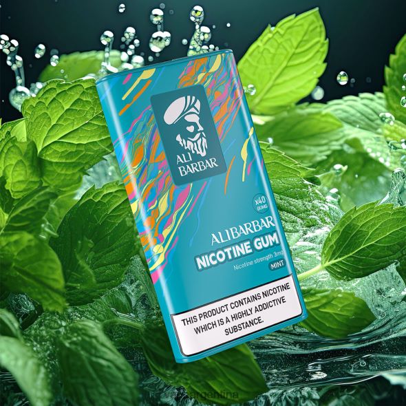Vape Descartable P4420J102 Alibarbar chicle de nicotina durazno