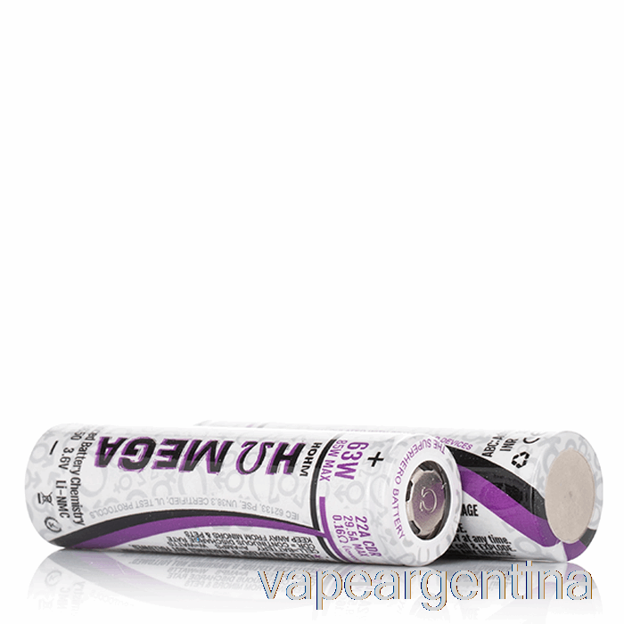 Hohm Mega 18650 2505mah 22a Batería Paquete De Dos Baterías Vape Argentina