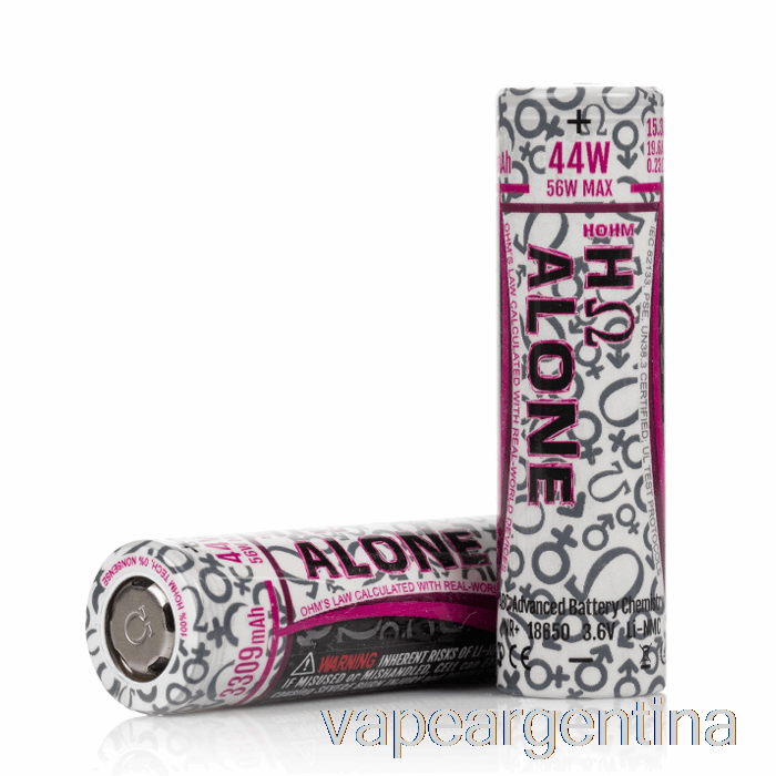 Hohm Tech Alone 18650 3309mah 15.3a Batería Paquete De Dos Baterías Vape Argentina