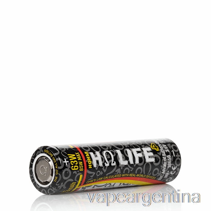 Hohm Tech Life 4 18650 3015mah 22.1a Batería Monobatería Vape Descartable