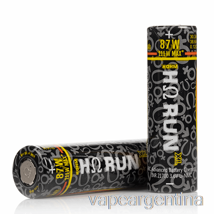 Hohm Tech Run Xl 21700 4007mah 30.3a Batería Monobatería Vape Descartable
