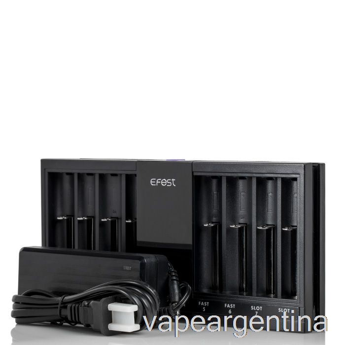 Efest Luc V8 Doble Pantalla Lcd Cargador De Bateria Rapido Vape Argentina