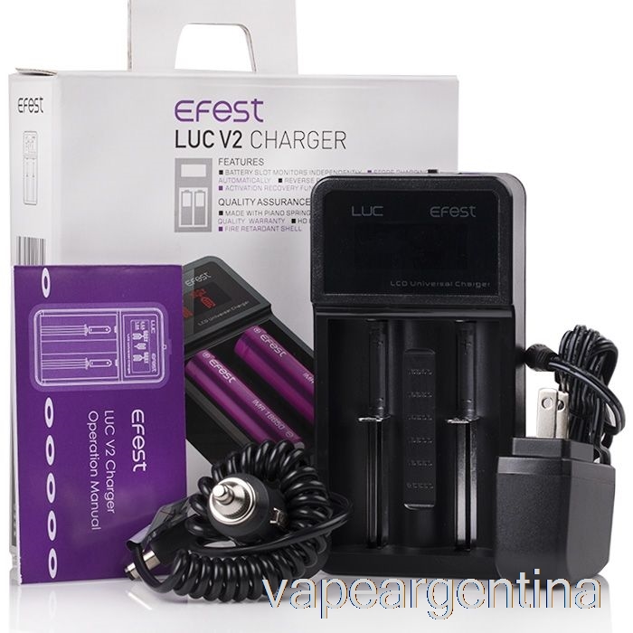 Efest Luc V2 Cargador Inteligente Vape Descartable
