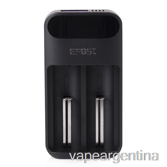 Efest Lush Q2 Cargador De Batería Led Inteligente De 2 Bahías Vape Argentina