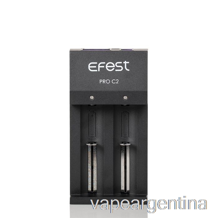 Cargador De Batería Inteligente Efest Pro C2 De 2 Bahías Vape Argentina
