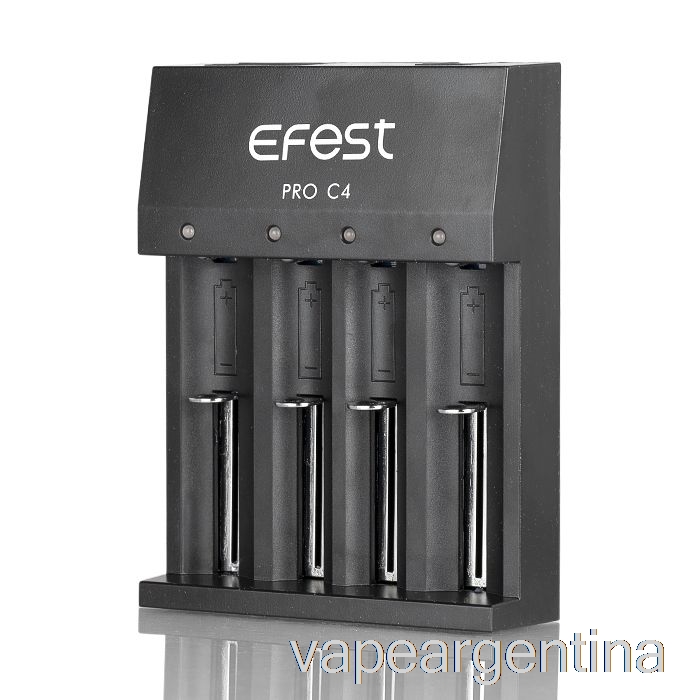 Efest Pro C4 Cargador De Batería Inteligente De 4 Bahías Vape Descartable