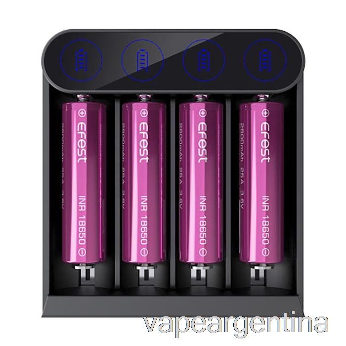 Cargador De Bateria Efest Slim K4 Usb-c Vape Argentina