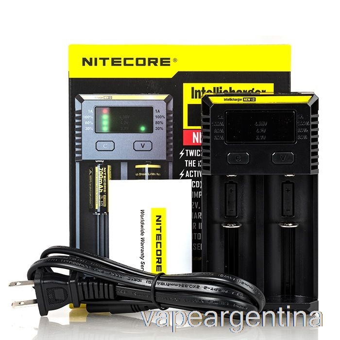 Cargador De Batería Nitecore I2 (2 Bahías) Vape Descartable
