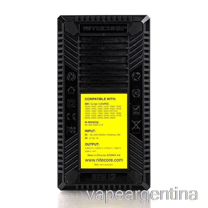 Cargador De Batería Nitecore I2 (2 Bahías) Vape Descartable