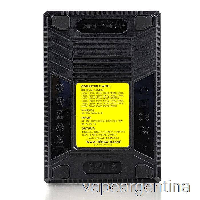 Cargador De Baterias Nitecore I4 V2 (4 Bahías) Vape Argentina