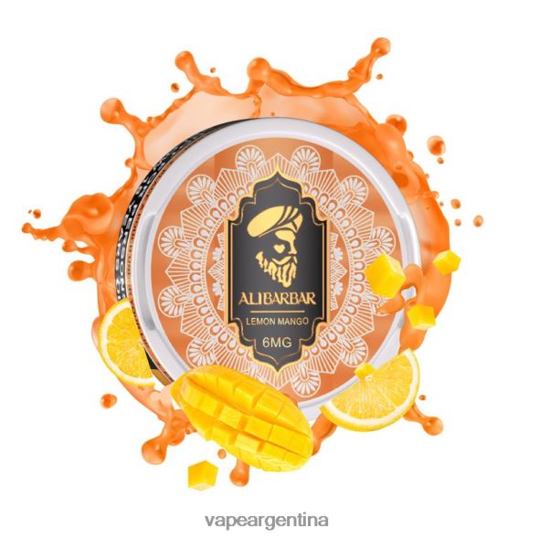 Vape Argentina P4420J86 Alibarbar bolsas de nicotina mango limon