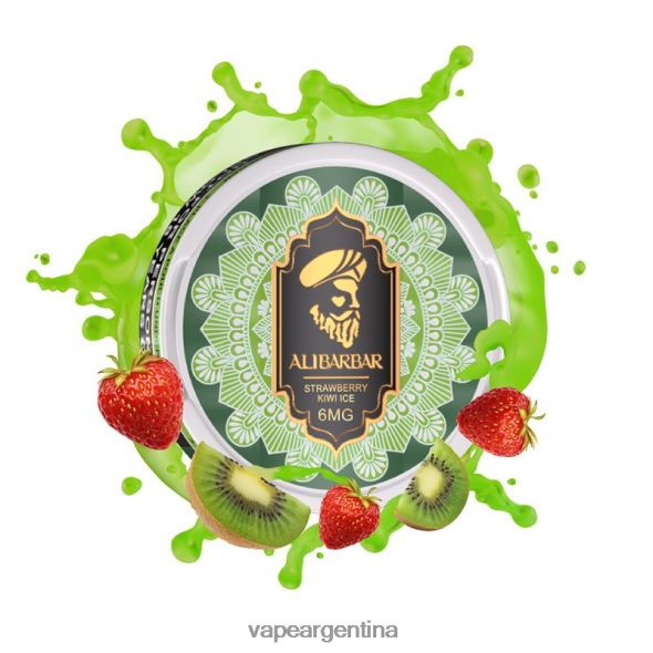Vape Argentina P4420J91 Alibarbar bolsas de nicotina hielo de fresa y kiwi