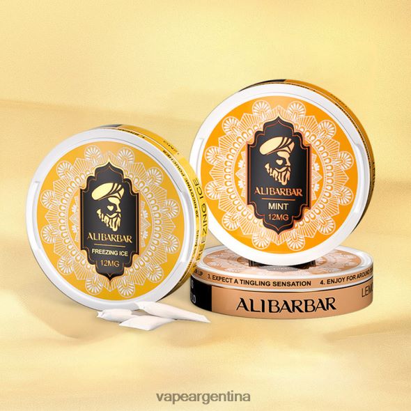 Vape Descartable P4420J82 Alibarbar bolsas de nicotina granada cereza