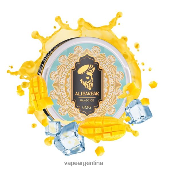 Vape Descartable P4420J87 Alibarbar bolsas de nicotina hielo de mango