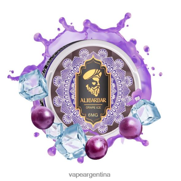 Vape Desechable Argentina P4420J85 Alibarbar bolsas de nicotina hielo de uva