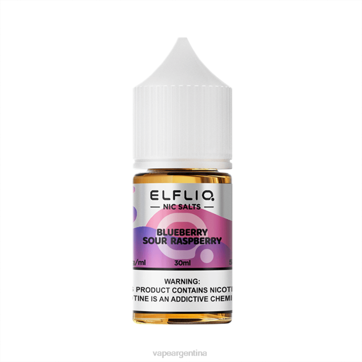 ELFBAR ELFLIQ nic sal 30 ml arándano frambuesa agria F020212 Vape Descartable