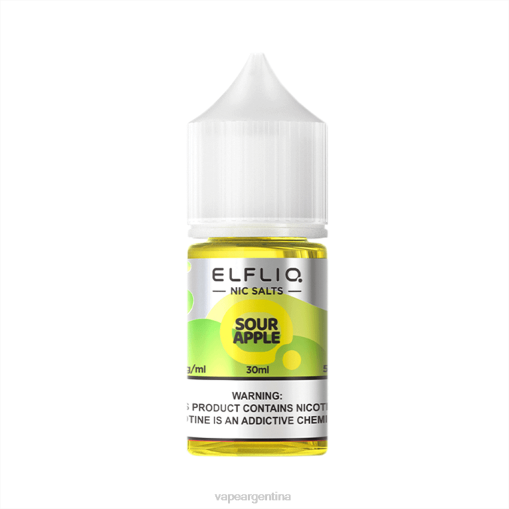 ELFBAR ELFLIQ nic sal 30 ml manzana agria F020228 Vape Recargable