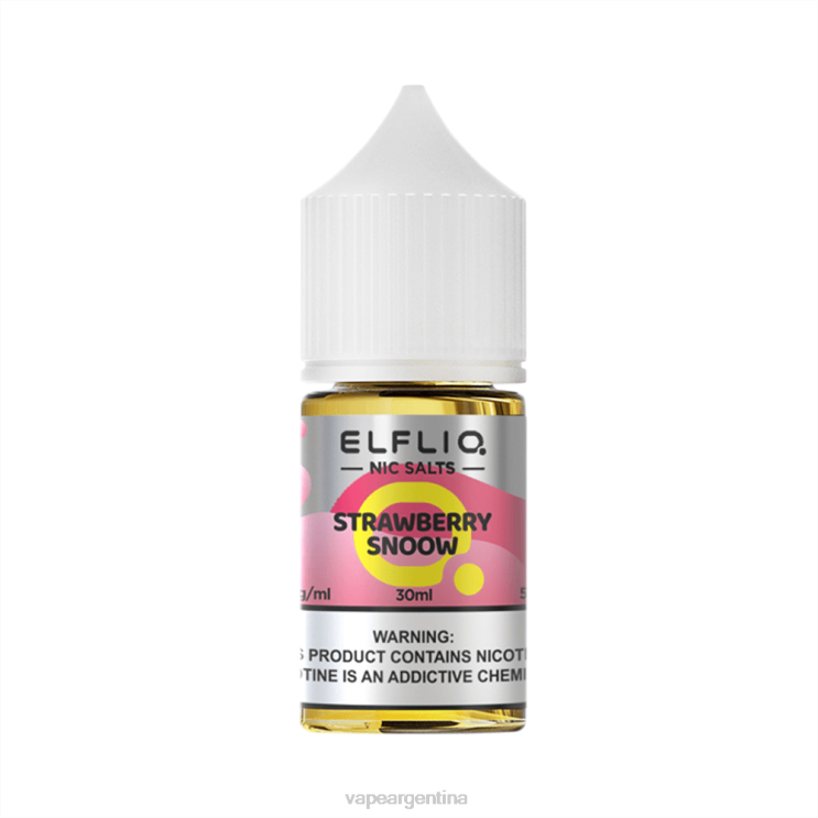 ELFBAR ELFLIQ nic sal 30 ml snoow de fresa F020233 Vape Recargable
