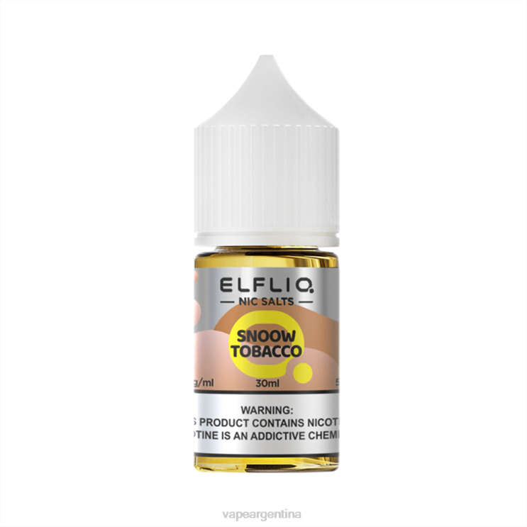 ELFBAR ELFLIQ nic sal 30 ml tabaco de snoow F020227 Vape Descartable