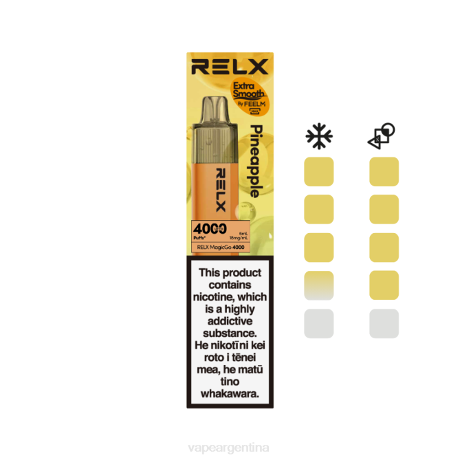 RELX MagicGo 4000 vaporizadores desechables piña ZF021 Vape Argentina