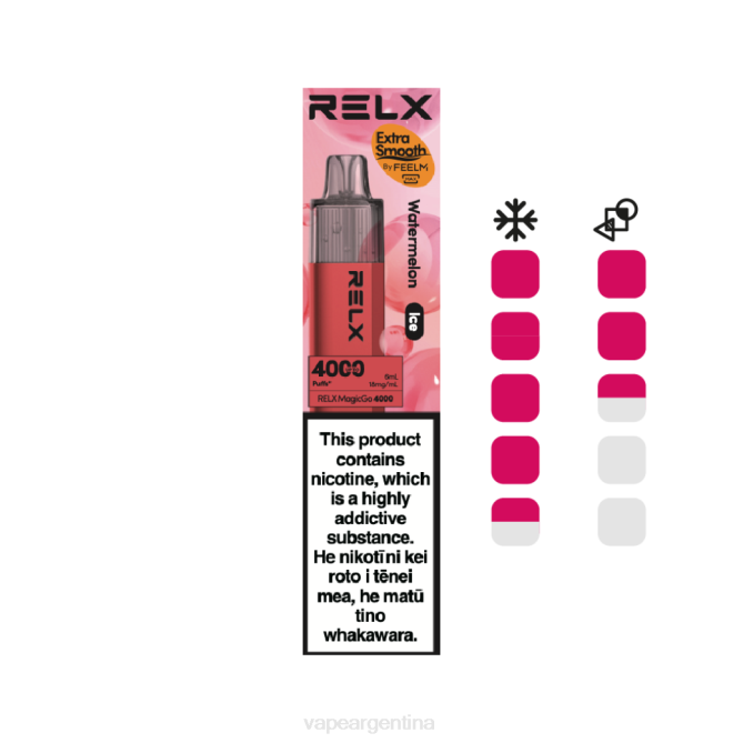 RELX MagicGo 4000 vaporizadores desechables sandía (hielo) ZF027 Vape Descartable