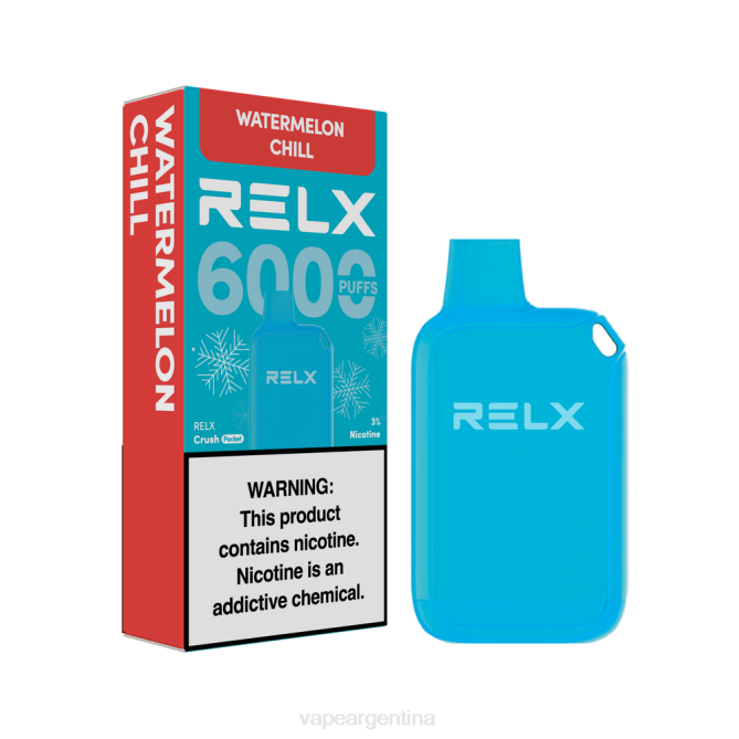RELX Crush Pocket 6000 helado enfriamiento de sandia ZF0224 Vape Pen 26