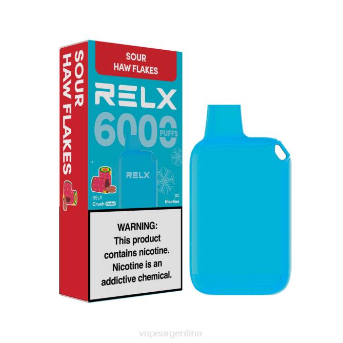 RELX Crush Pocket 6000 helado hojuelas de haw amargo ZF0216 Vape Argentina