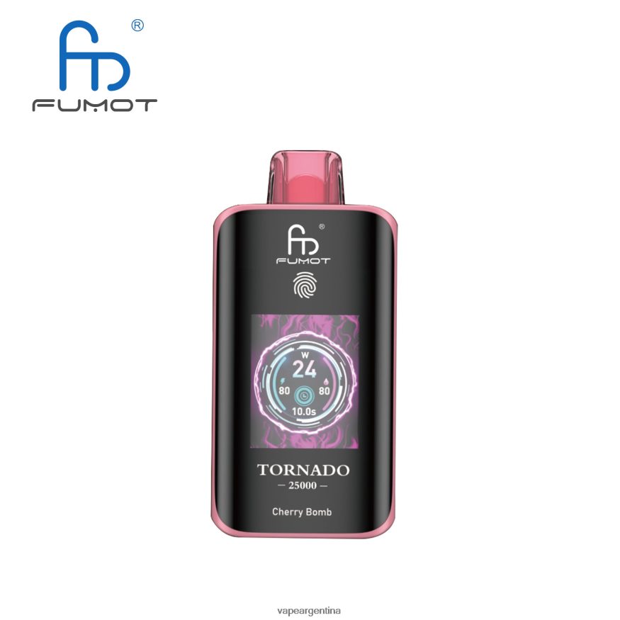 Fumot Tornado 25000 vaporizadores desechables bomba de cereza FVN0DR4 Vape Pen 22