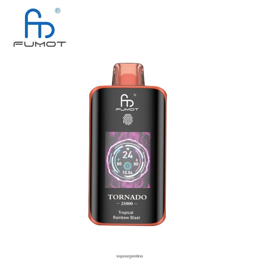 Fumot Tornado 25000 vaporizadores desechables explosión del arco iris tropical FVN0DR13 Vape Recargable