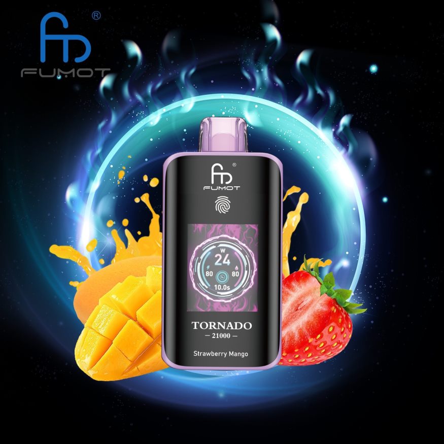 Fumot Tornado 25000 vaporizadores desechables mango fresa FVN0DR11 Vape Argentina