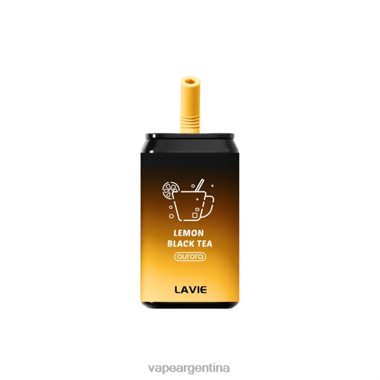 LAVIE Aurora 11000 bocanadas té negro de limón 42PL4150 - Vape Desechable Argentina
