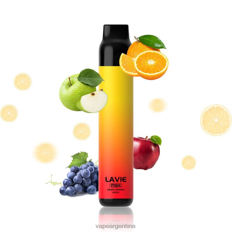 LAVIE BAR 5000 inhalaciones - máx. naranja uva 42PL4280 - Vape Desechable Argentina