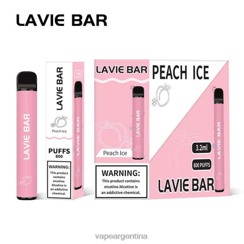 LAVIE BAR 800 bocanadas hielo de durazno 42PL4314 - Vape Pen 84