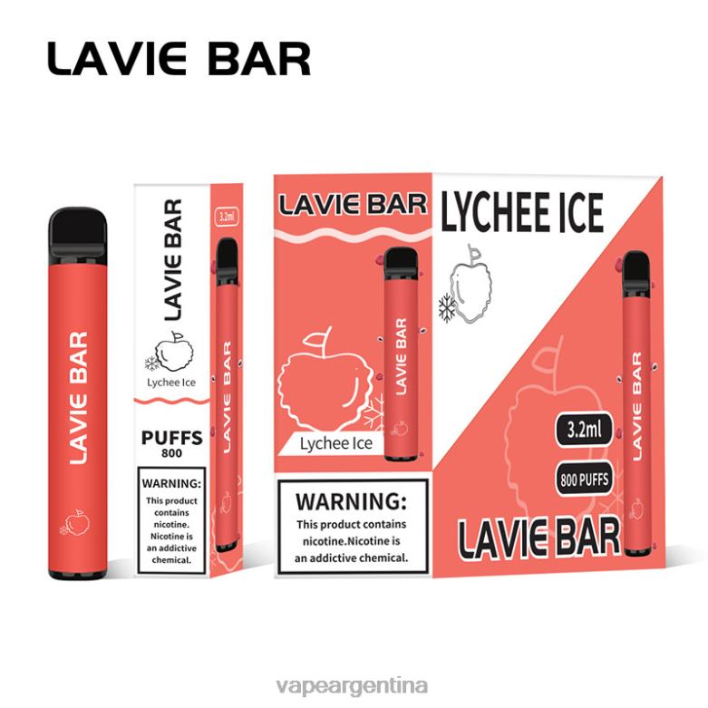 LAVIE BAR 800 bocanadas hielo de lichi 42PL4313 - Vape Recargable