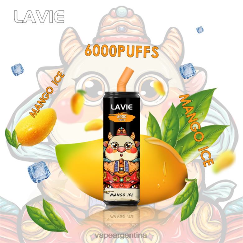 LAVIE Coke BAR 6000 bocanadas hielo de mango 42PL4270 - Vape Desechable Argentina