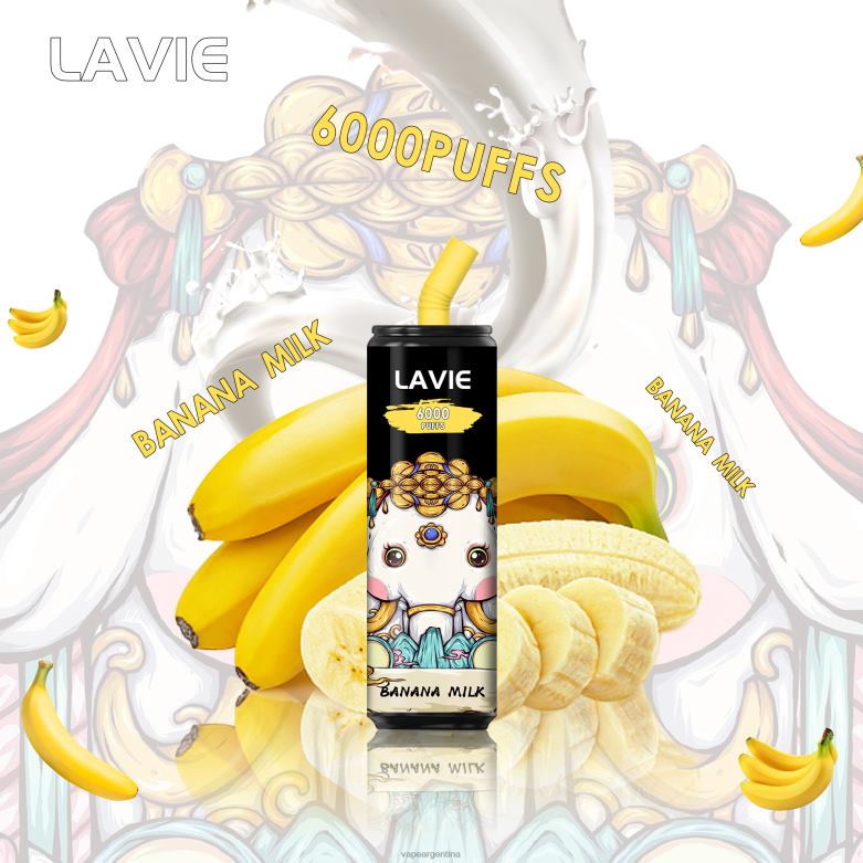 LAVIE Coke BAR 6000 bocanadas leche de plátano 42PL4274 - Vape Pen 76