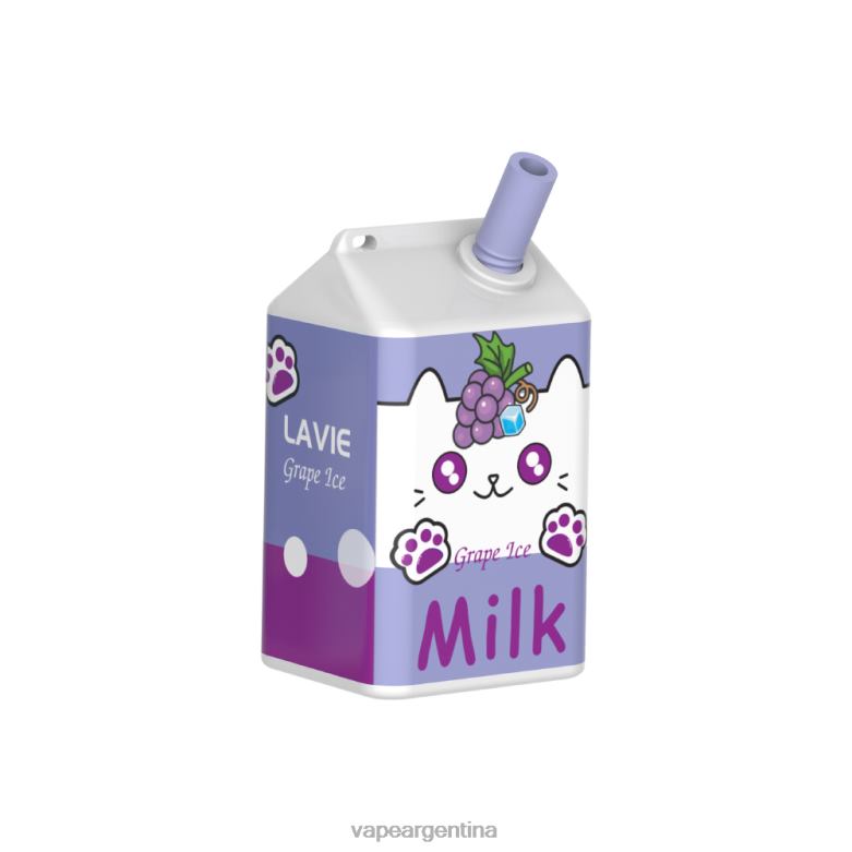 LAVIE MILK 7000 bocanadas hielo de uva 42PL4186 - Vape Argentina