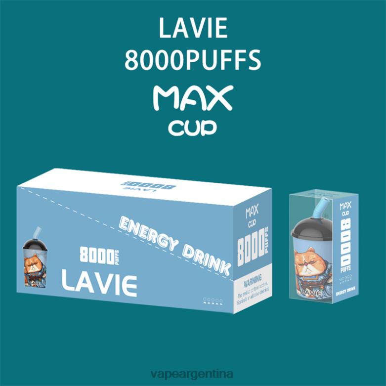 LAVIE Max Cup 8000 bocanadas bebida energética 42PL4259 - Vape Pen 73