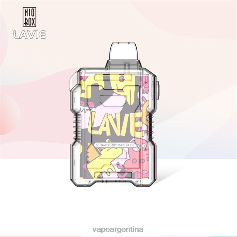 LAVIE NIO BOX 9000 bocanadas hielo de fresa y mango 42PL4190 - Vape Desechable Argentina