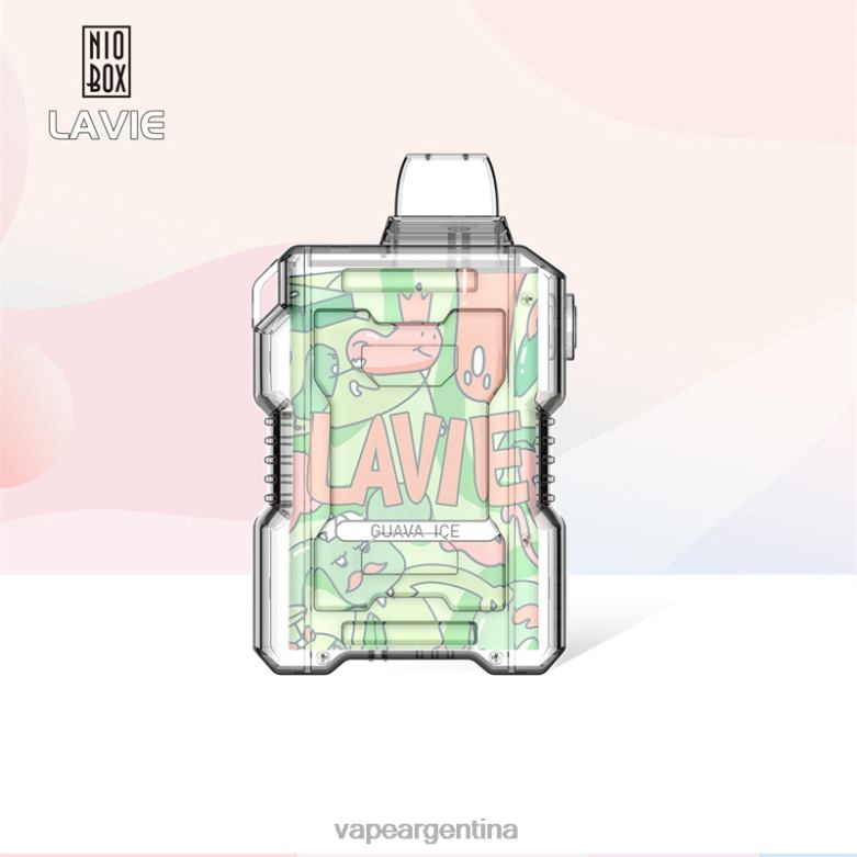 LAVIE NIO BOX 9000 bocanadas hielo de guayaba 42PL4194 - Vape Pen 60