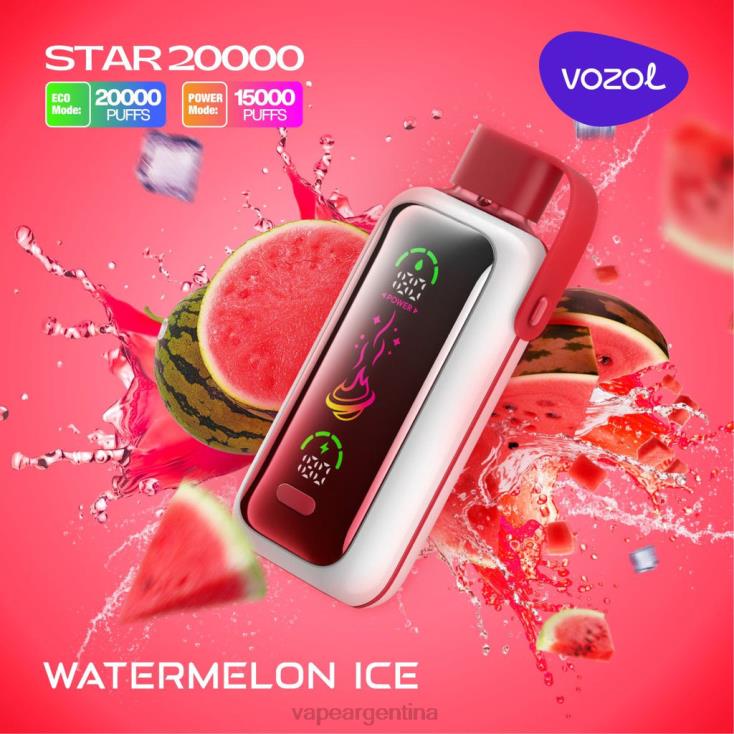 VOZOL STAR 20000 hielo de sandia J42L83 | Vape Recargable