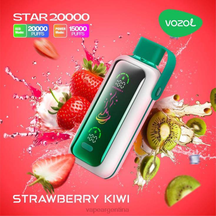 VOZOL STAR 20000 kiwi fresa J42L820 | Vape Desechable Argentina
