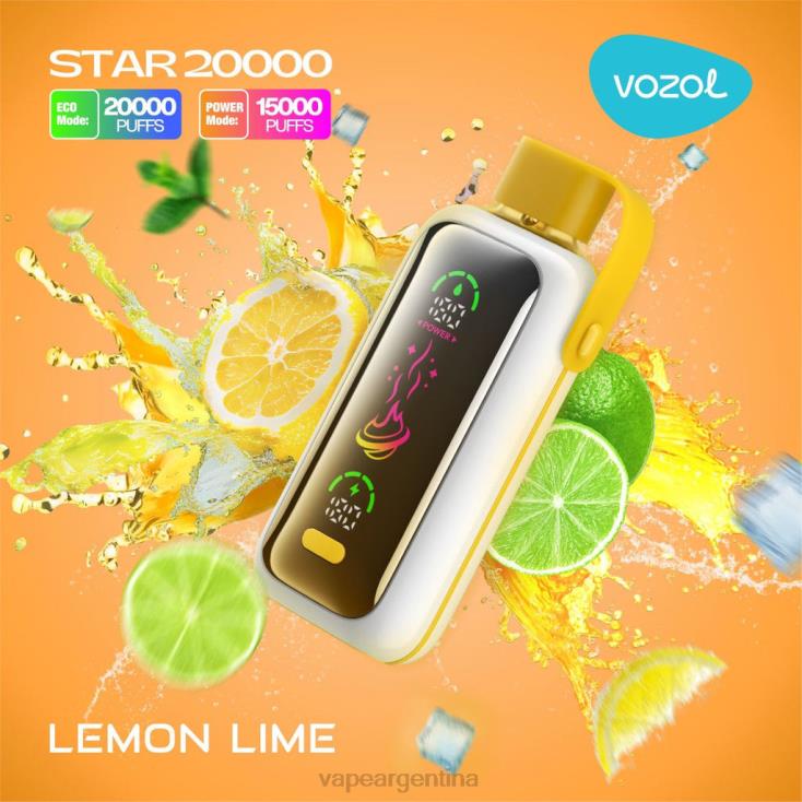 VOZOL STAR 20000 lima limon J42L811 | Vape Argentina