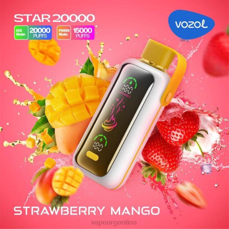 VOZOL STAR 20000 mango fresa J42L81 | Vape Argentina